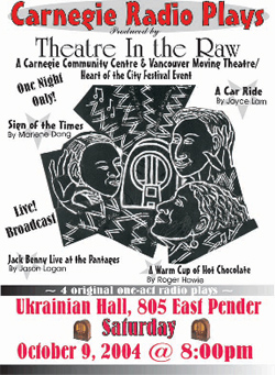 Carnegie Community Centre Radio Plays Poster...